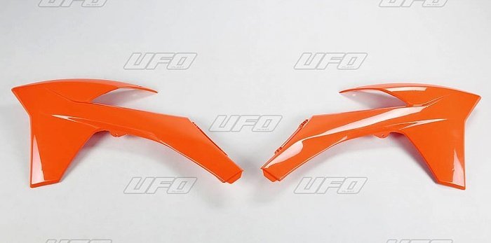 Spoilery 2/4T KTM 250EXC-F 12-13 oranžové